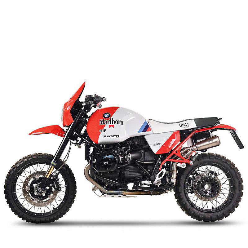 BMW R nineT 1200 Urban G/S (hoher Auspuff) [2017-2023] - PARIS DAKAR GR86 Kit mit Zubehör