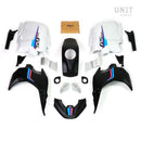 BMW R 1200 GS LC [2013-2018] - Kit RAD R1200GS (2017 v poi) & R1250GS (SVĚTLE BÍLÁ - MATNÁ ČERNÁ)