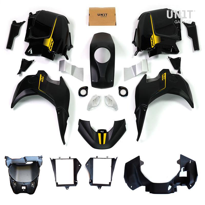 BMW R 1200 GS LC Wheel [2013-2019] - SADA KOL 40 LET ŽLUTÁ/MATNĚ ČERNÁ (2013-2016)