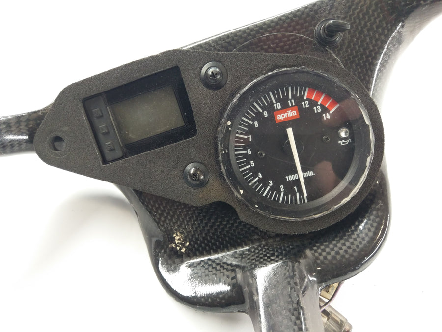 Aprilia Rs 250 [1998] - Kokpita Self -Made Meter Engine Meter Carbon Race Track