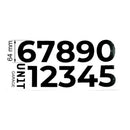 BMW F 450 GS [2026-] - Schwarze Klebenummern