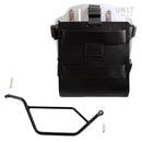BMW R 850 R / R 1100 R [1993-2002] - Alu-Taschenhalter mit Lederfront, Schnellkupplung und rechtem Rahmen