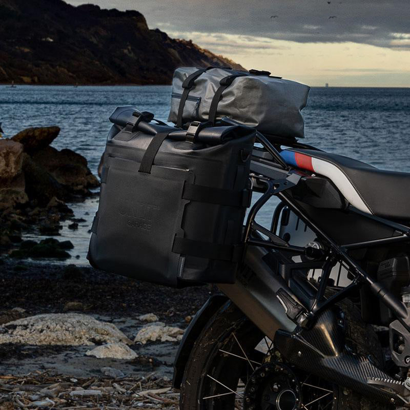 BMW R 1150 GS Adventure [2002-2006] - Hliníkový držák na brašnu s přední částí Hypalon, rychlospojkou a levým rámem