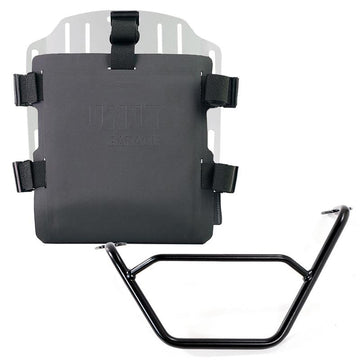 BMW R 1250 GS Adventure [2019-2023] - Aluminium-Taschenhalter mit verstellbarer Hypalon-Front und Schnellkupplung + Rahmen