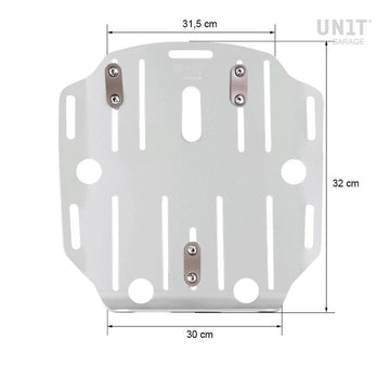 BMW R 120 G/S R [2004-2012] - Alu-Taschenhalter mit verstellbarer Khali-Hypalon-Front
