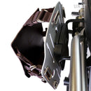 BMW R 1300 GS [2024–2026] - Aluminium-Taschenhalter mit verstellbarer Lederfront und Schnellkupplung + Rahmen rechts