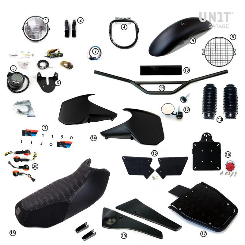 BMW R 1150 R [2000-2006] - Basic Kit mit Tankseitenverkleidungen