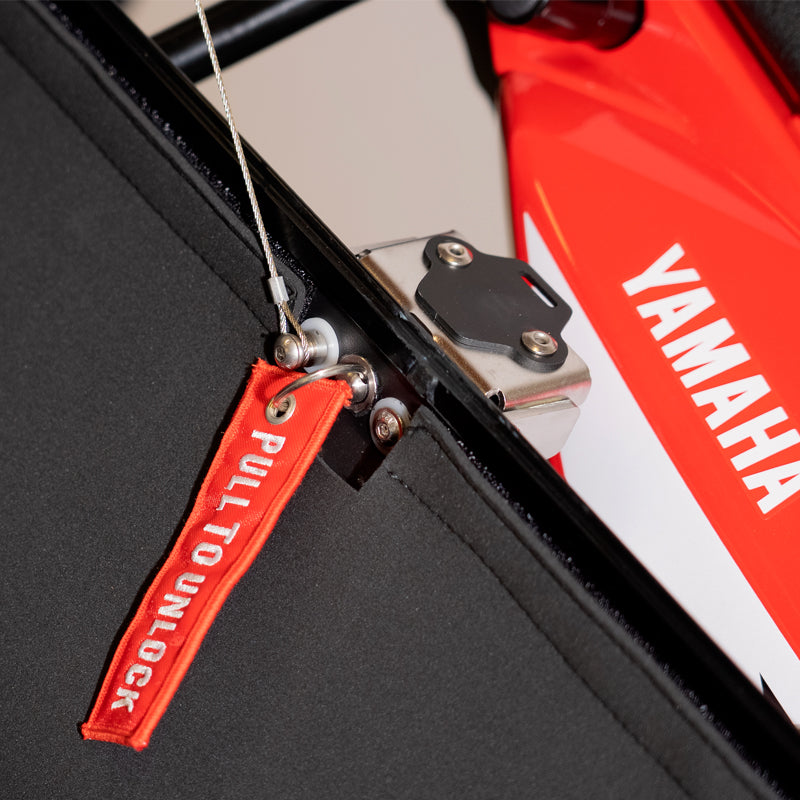 BMW R nineT 1200 Urban G/S (niedriger Auspuff) [2017-2023] - Neopren-Innenauskleidungen für Aluminiumtaschen Atlas 39L + 32L Auspuffseiten