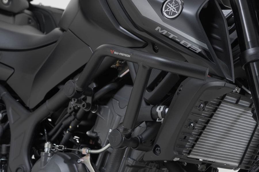 Yamaha MT 03 [2016-2026] - nárazová tyč černá, ocelová trubka 22/27 mm - obrázek 1