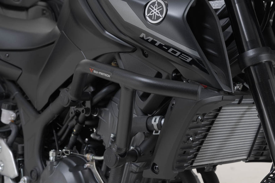 Yamaha MT 03 [2016-2026] - nárazová tyč černá, ocelová trubka 22/27 mm – obrázek 3
