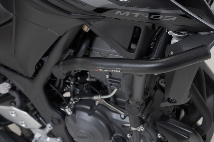 Yamaha MT 03 [2016-2026] - nárazová tyč černá, ocelová trubka 22/27 mm – obrázek 4