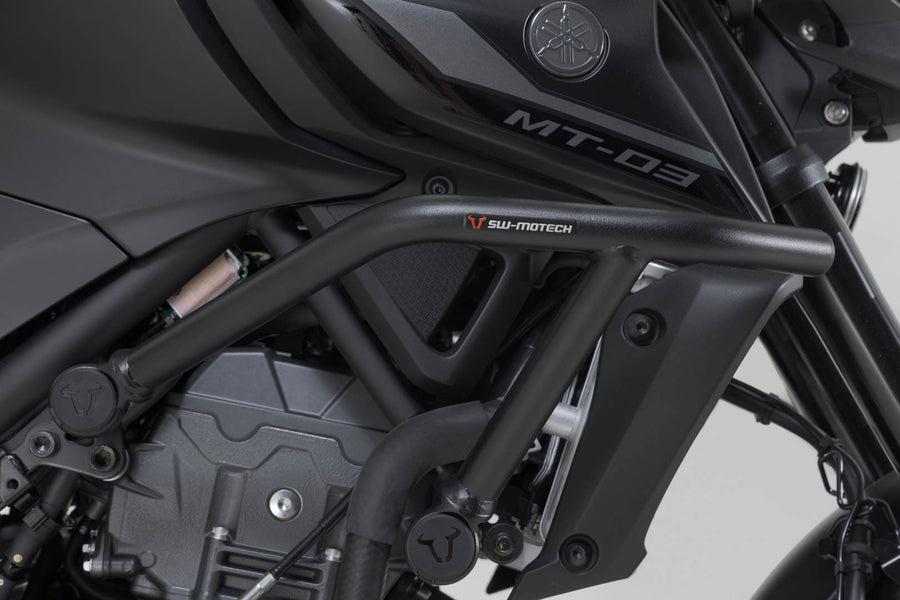 Yamaha MT 03 [2016-2026] - nárazová tyč černá, ocelová trubka 22/27 mm – obrázek 6