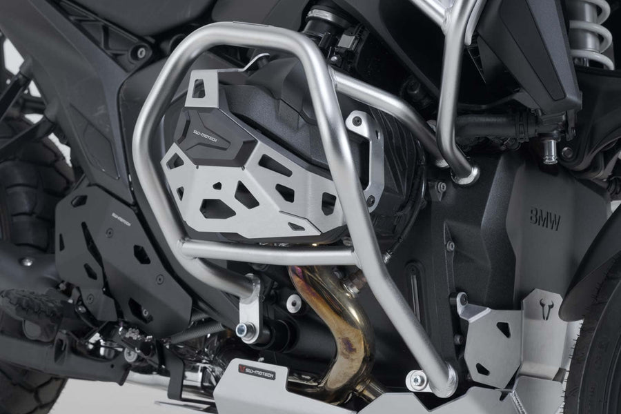 BMW R 1300 GS [2023-2026] - Ochranná lišta vyrobená z nerezové oceli, stříbrná a elektrolyticky leštěná - Obrázek 1