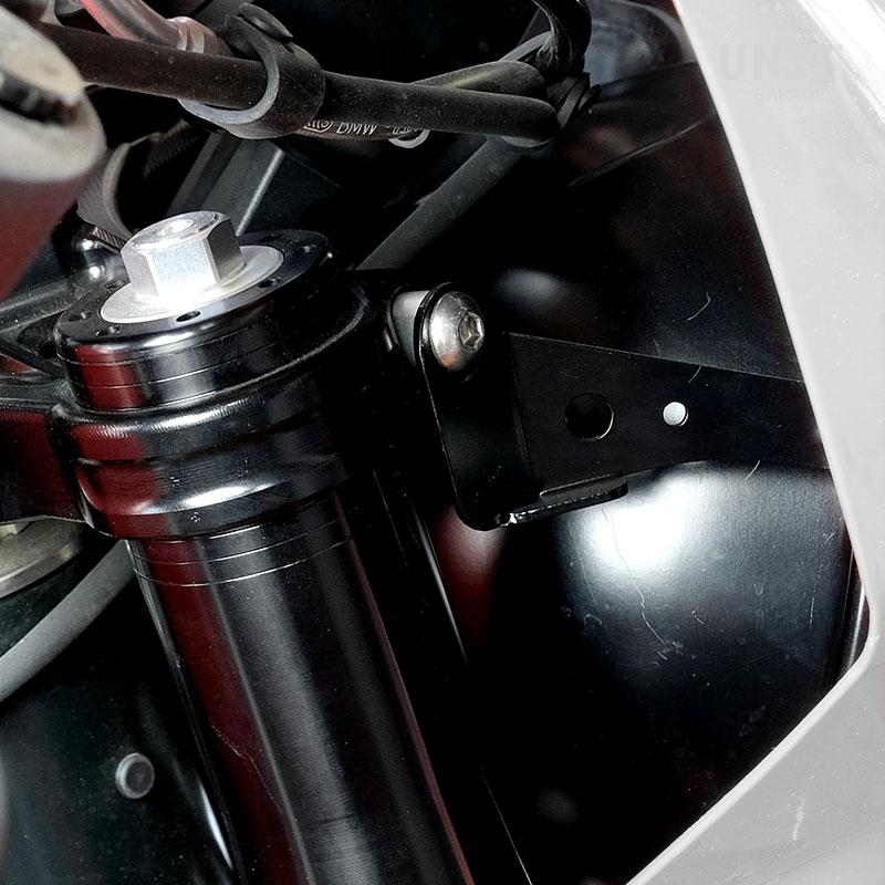 BMW R nineT 1200 Pure [2017-2023] - Montagehalterungen für Fenouil Windschutzscheibe mit Gabel cod.2904