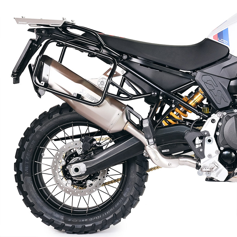 BMW F 900 GS [2023-] - Atlas Aluminium-Taschenpaar 39L + 32L + Atlas Aluminium-Satteltaschenrahmen