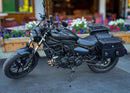Taška na motorku [Hepco & Becker] - sada kožených tašek Rugged 21 L - černá - C-Bow