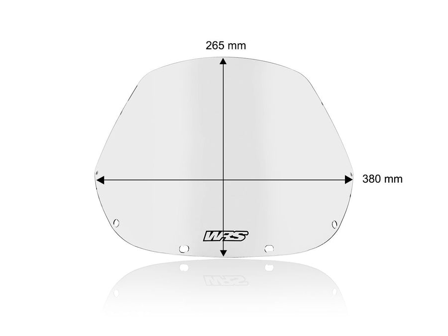 Aprilia Tuareg Wind 50 [1986-1990] - Standard Windschild – Ansicht 8